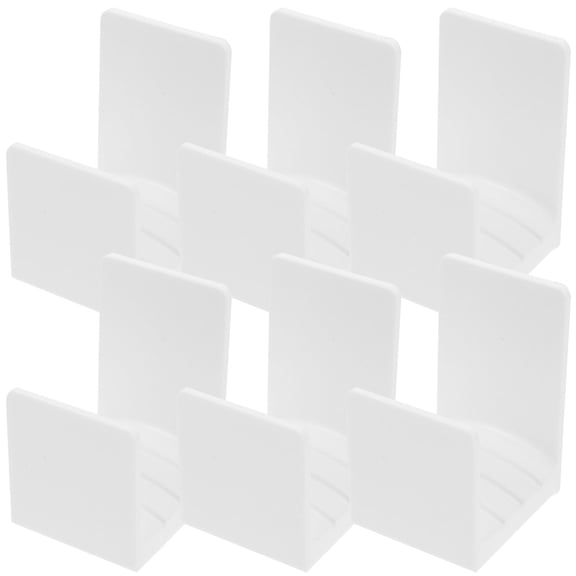 SEWCHICS 6Pcs White Kitchen Lid Organizer Stand for Easy Access and Space Saving