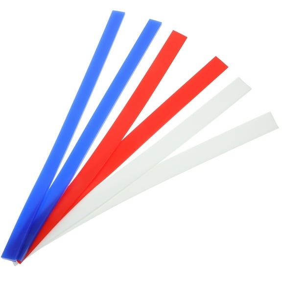 SEWCHICS 6-Pack Silicone Rolling Pin Thickness Guides for Baking Dough, Assorted Colors, and Easy to Use Rulers