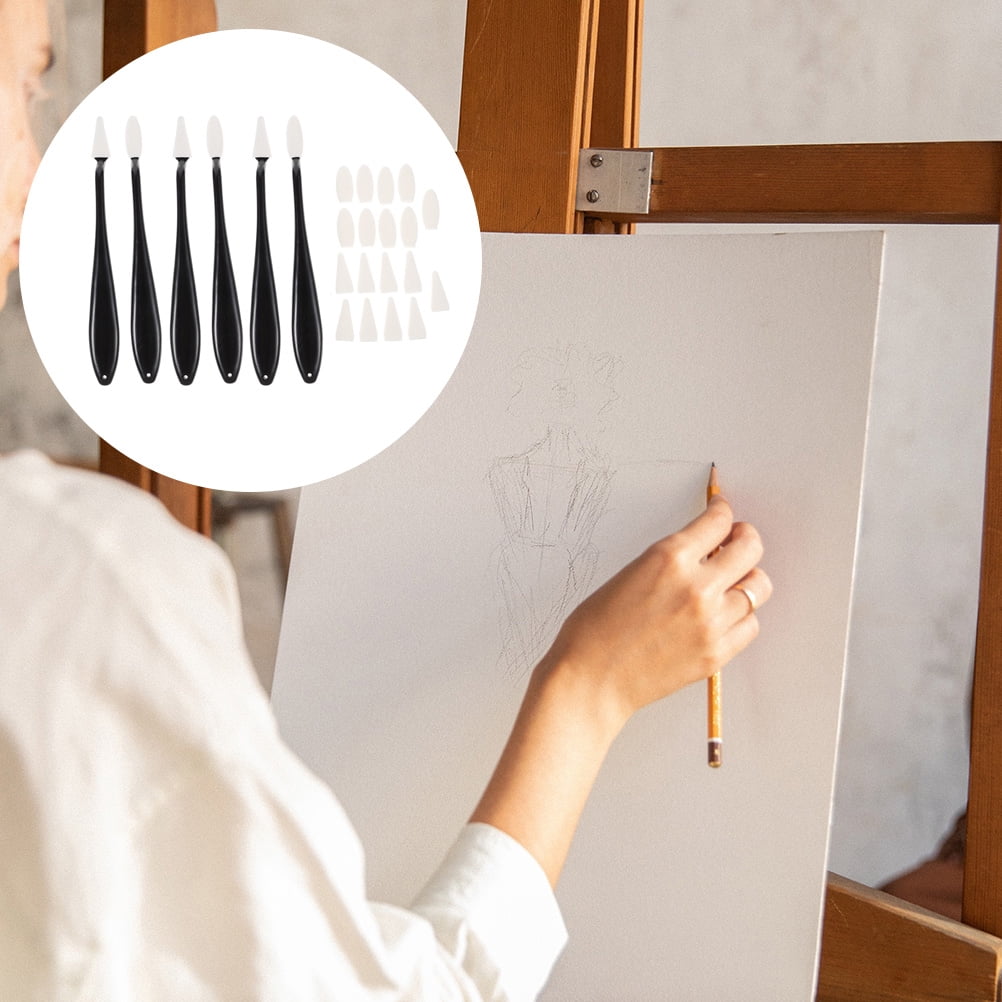 SEWCHICS Sketch Trimmer Eraser Set with Black PP Sponge for Precise and ...