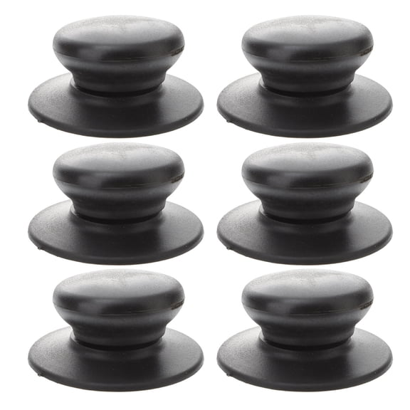 SEWCHICS 6pcs Heat Resistant Pot Lid Knobs Pot Cover Handles With Smooth Surface Plastic Grip For Kitchen Cookware