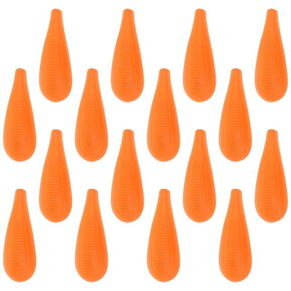 SEWCHICS 8 Pairs Orange Shoulder Support Hanger Pads for Closet Organization and Travel Garment