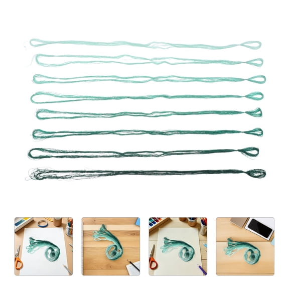 SEWCHICS Silk Embroidery Thread Assorted Color Silk for Home Decor and Crafting 8Pcs