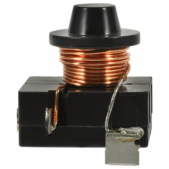 SEWCHICS Refrigerator Starter Overload Protector Black ABS Fridge Part 1 Piece Replacement