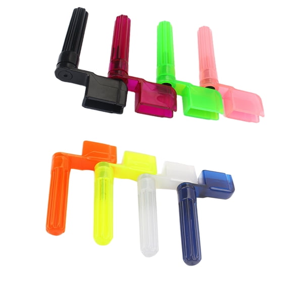 SEWCHICS 8Pcs Lightweight Plastic Guitar Accessories Peg Winders Bridge Pin Puller Set