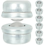 SEWCHICS Heavy Duty Carbon Steel Roller Casters for Furniture, 8 Pieces, Load-Bearing Wheels