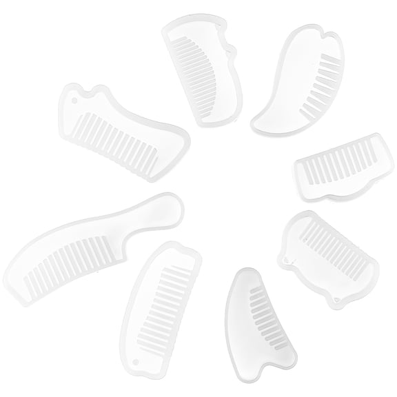 SEWCHICS 8-Piece Epoxy Resin Mold Set for Crafting, Portable Smooth Molds Ideal for Use