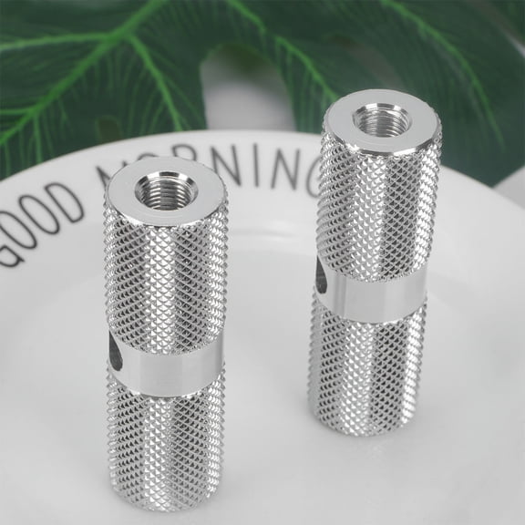 SEWCHICS Aluminum Alloy Bike Foot Pegs, Non- Pedal Replacement for Front and Rear Axle, 1 Pair