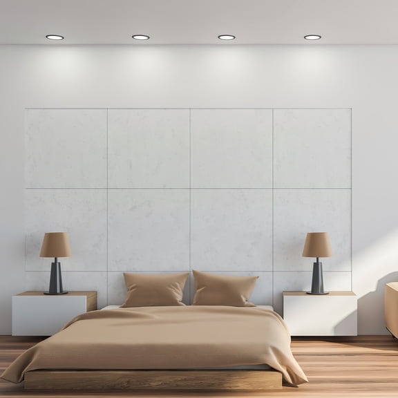 SEWCHICS 6Pcs Ceiling Lamp Shade Diffuser for Comfortable Soft Lighting in White