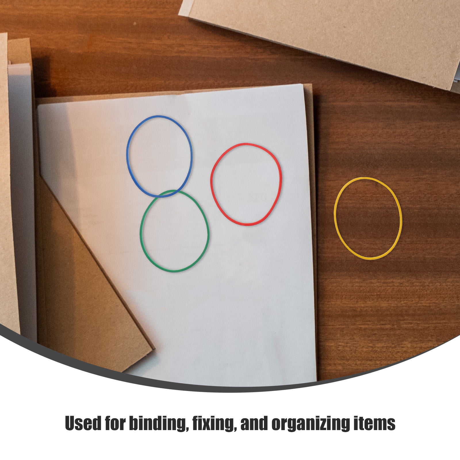 SEWCHICS Assorted Color 6.00X6.00X0.20CM Rubber Bands 1 Set for Use