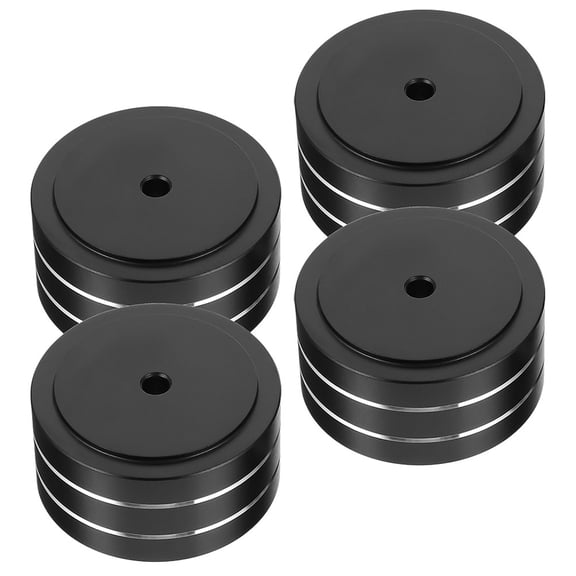 SEWCHICS 4-Pack Speaker Isolation Cushions Rubber Pads for Amplifiers Subwoofers Anti- Sound Equipment