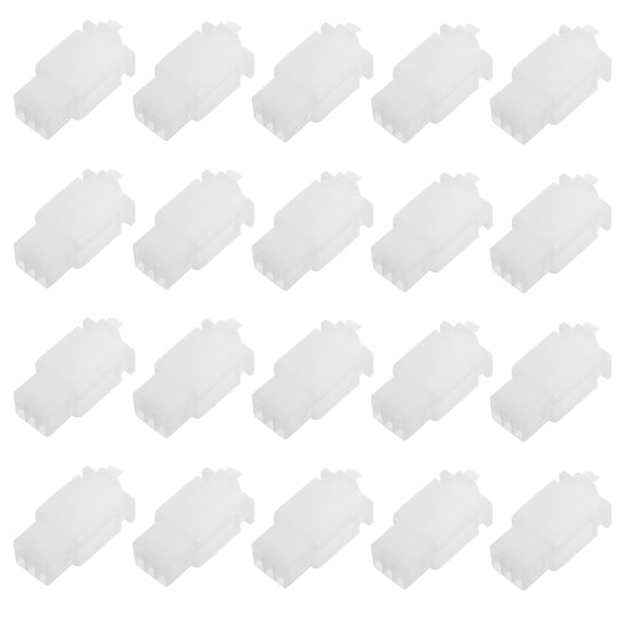 SEWCHICS 6 Automotive Electrical Wire Connector Kit for Cars & Motorcycles, White Plastic and Brass Material