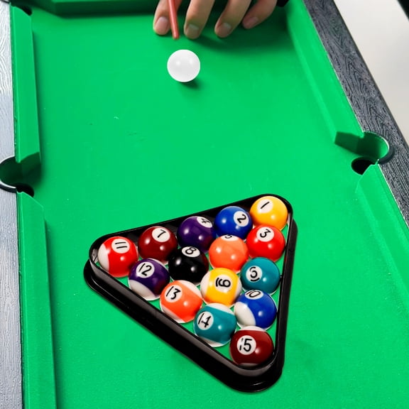 SEWCHICS Multi-Color Resin Billiard Set with Smooth Finish for Pool, Snooker, and Cue Sports Games
