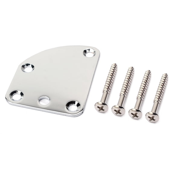 SEWCHICS Bass Guitar Neck Plate Triangle Board Hardware Set for Electric Guitar Players 1 Piece