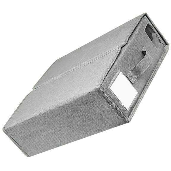 SEWCHICS Grey Bed Sheet Organizer with Clear Window for Bedding Storage, Closet, and Home Organization