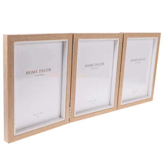 SEWCHICS Beige Plastic Photo Frame for Desktop, Fits 8.5x11 Inch Pictures, Ideal for Displaying Memories and Special Commemorative Photos
