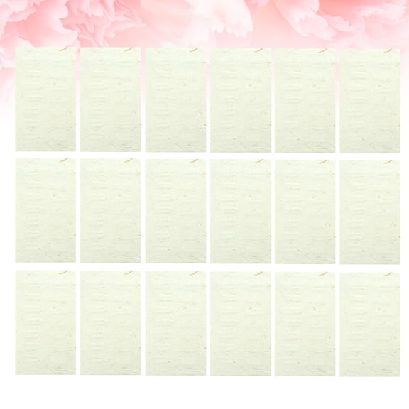 SEWCHICS Chinese Calligraphy Paper Rice Paper Beige Color for Sumi Painting and Brush Writing Practice