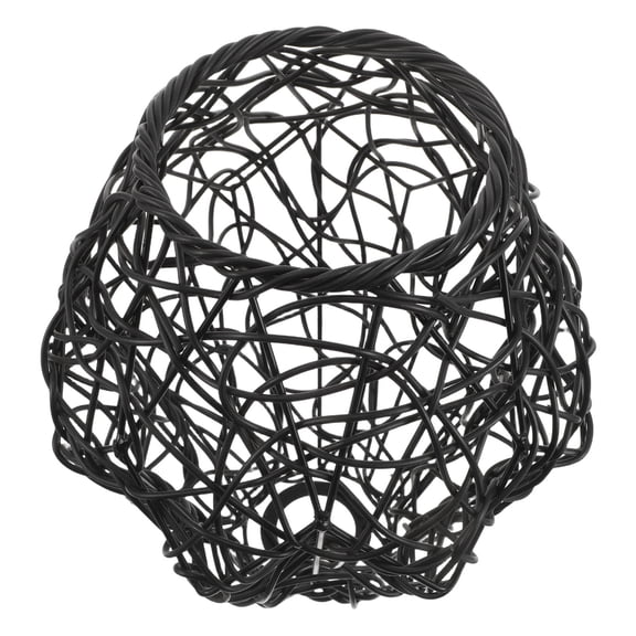 SEWCHICS Boho Style Black Open Metal Lampshade for Ceiling Light Rustic Dining Room Decor