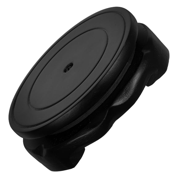 SEWCHICS Black Round Wooden Plant Display Stand for Flower Pots and , Versatile Home and Office Decor, 10.5 Inch