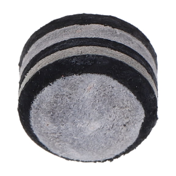 SEWCHICS Black 6-Layer Laminated Snooker Cue Tips Glue-On Replacement for Pool and Billiard Cues