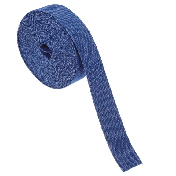 SEWCHICS Vintage Denim Ribbon Dark Blue for Decoration and Handmade Bows