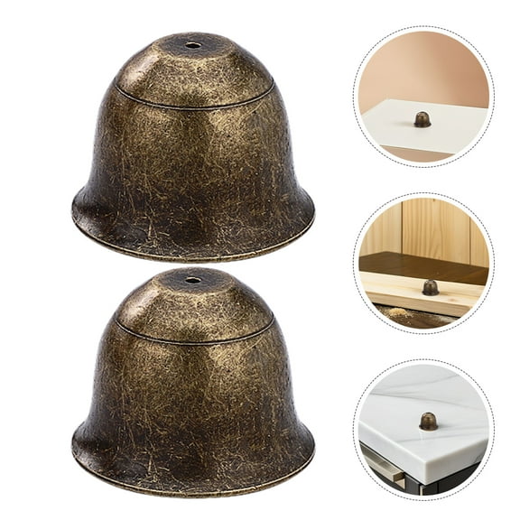 SEWCHICS Bronze Door Chimes for Home Decoration Metal Wind Chime Set with Clear Sound and Easy Installation, 6 Pieces