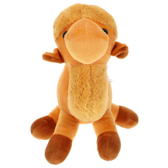 SEWCHICS Brown Plush Camel Stuffed Animal for Adults, Office Desk Decoration, Cozy Sleeping Companion, 1 Piece