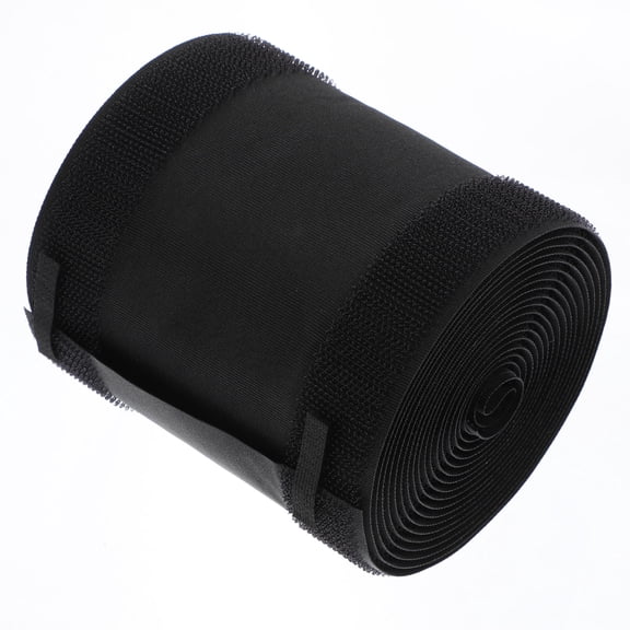SEWCHICS Black Nylon Cable Grip Protector for Office and Home, Cord Management Solution for Carpet Safety