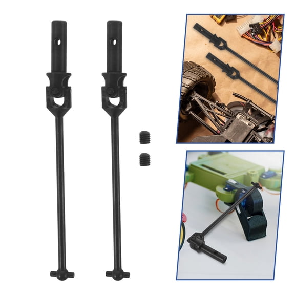 SEWCHICS Automotive Platform Model Car Drive Shaft Black 1 Pair Remote Control Car Maintenance
