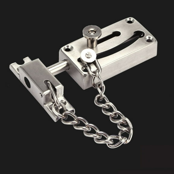 SEWCHICS Chain Locks Inside Door Security Door Chain Guard Thickened and Wided 1Pack