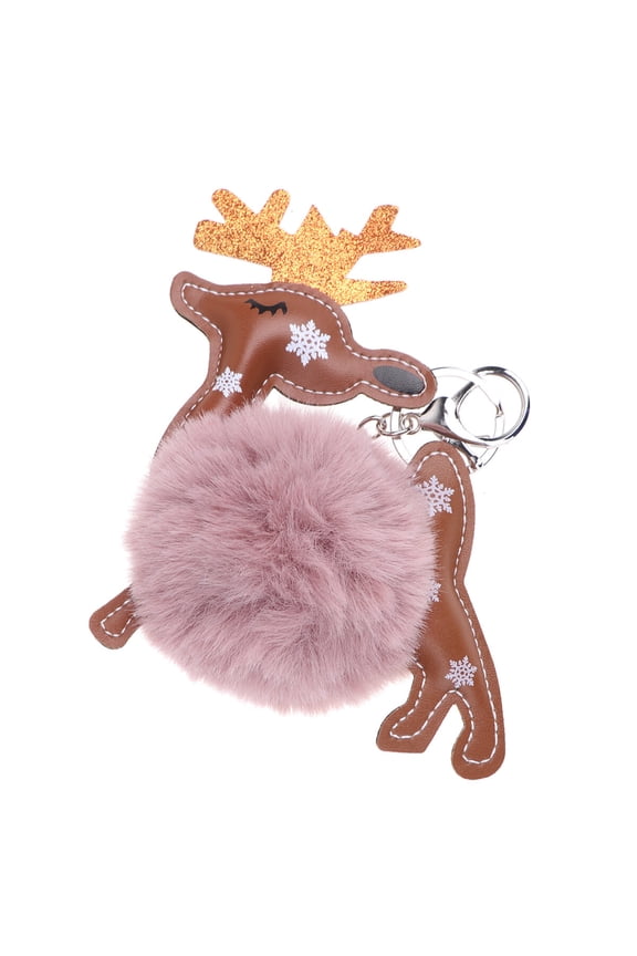 Christmas Plush Keychain Key Cute Handbag Pendant Charm Decoration Accessory