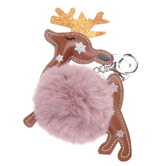 SEWCHICS Christmas Plush Keychain Key Cute Handbag Pendant Charm Decoration Accessory
