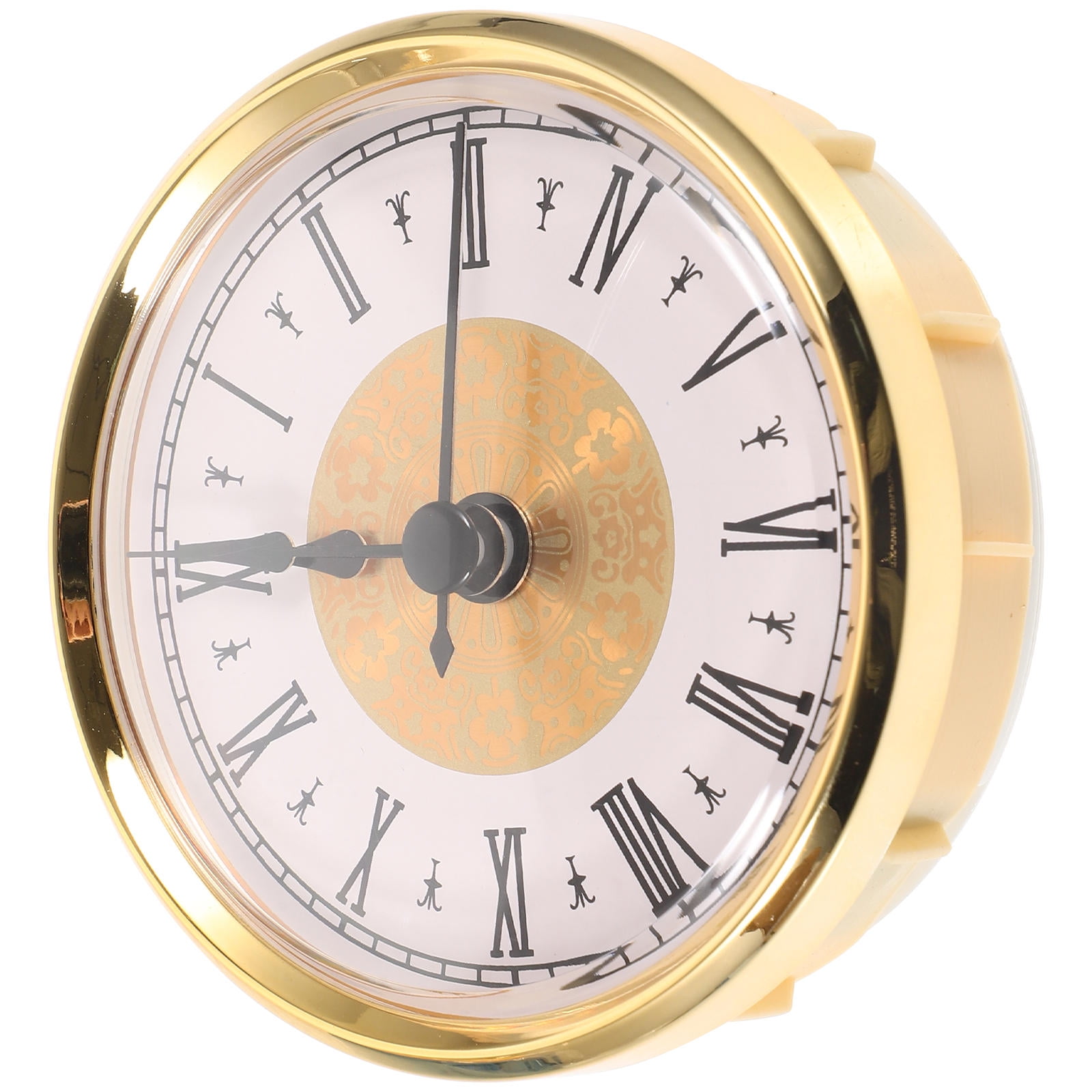 SEWCHICS Clock Insert with Clock Movement Golden Clock Insert 1Set for ...