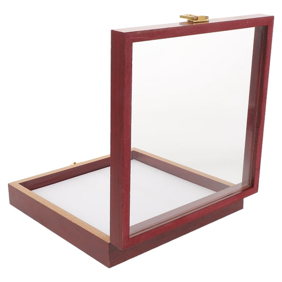 SEWCHICS Wooden Shadow Box Display Case with Clear Lid for Botanical and Insect Specimens