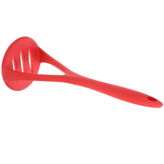 SEWCHICS Sturdy Red Silicone Potato Masher for Kitchen Fruit and Vegetable Processing