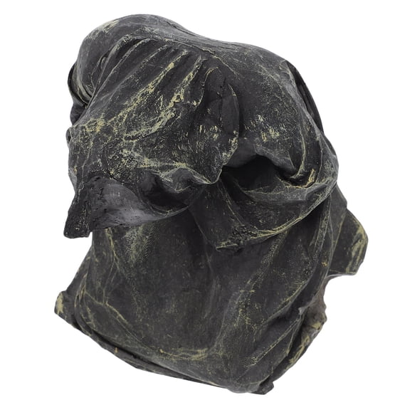 SEWCHICS Resin Aquarium Decor Unique Mysterious Figure High Realism Decor