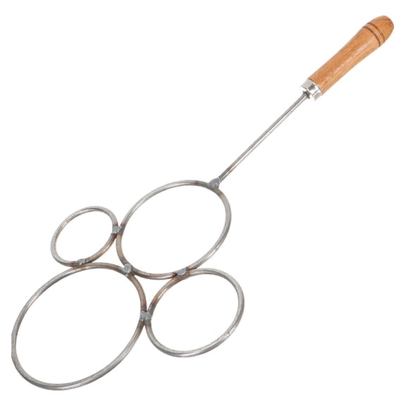 SEWCHICS Cutting Tool Rings For Glass Bottle Cutter Multi Iron Wooden 1Pack Safe Cutting For Adults Crafters