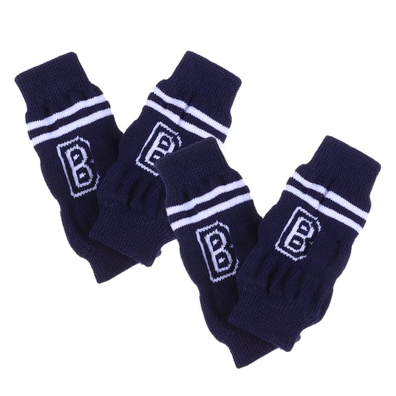 SEWCHICS 4Pcs Pet Elbow Protector Dog Joint Sleeve Knitted Warm Comfortable Socks
