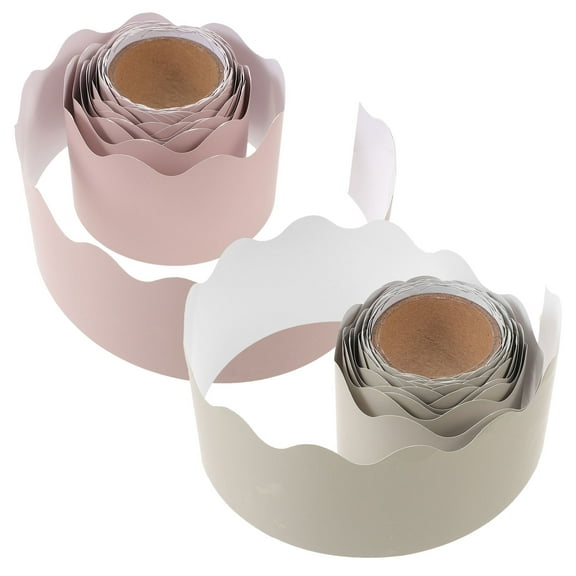 SEWCHICS Removable Border Trim for Bulletin Board Decoration, Assorted Colors, Easy to Use Classroom and Office Supplies