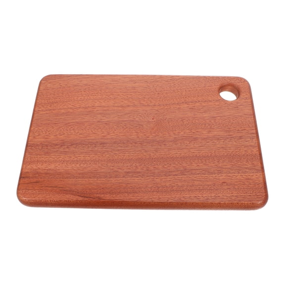 SEWCHICS Dark Brown Rectangular Decorative Cutting Board Chopping Tray for Cooking Kitchen Use 1 Pack