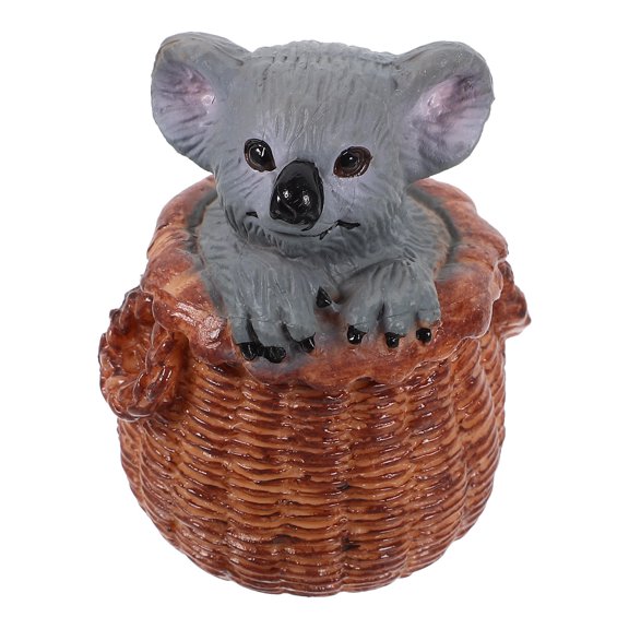 SEWCHICS Koala Figurine Realistic Design Multi PVC 1Pcs Car Decor