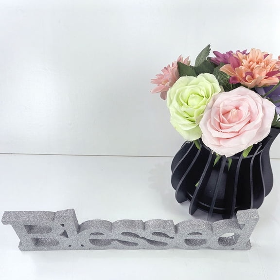 SEWCHICS Delicate Wooden Letters As Table Letter Sign Rustic Decor Ideal For Family Gatherings 1Pack