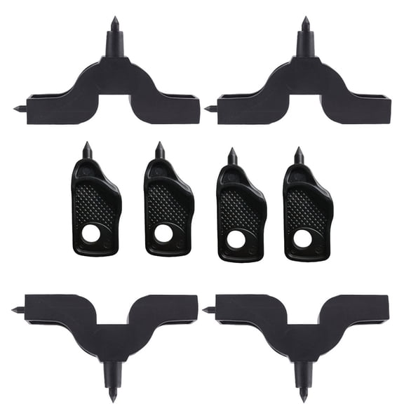SEWCHICS Drip Irrigation Tube Hole Puncher Plastic Tool for Effortless Watering System Installation Black