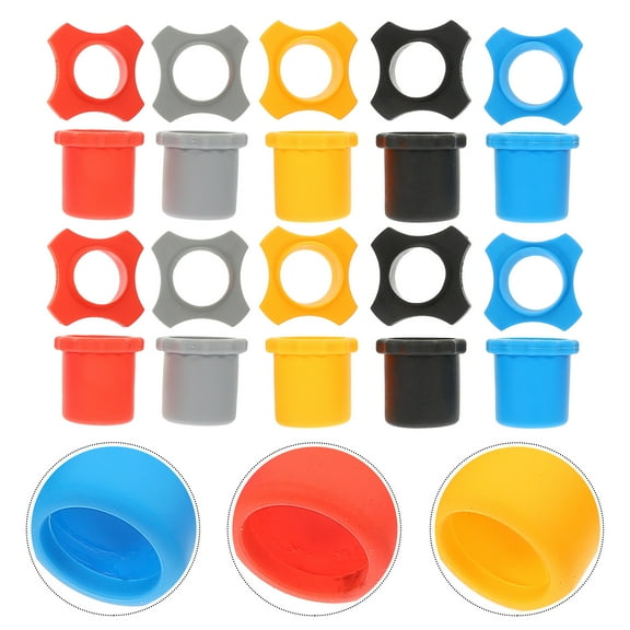 SEWCHICS 10 Sets Disposable Microphone Covers Rubber Anti- Protective Sleeve for Mic