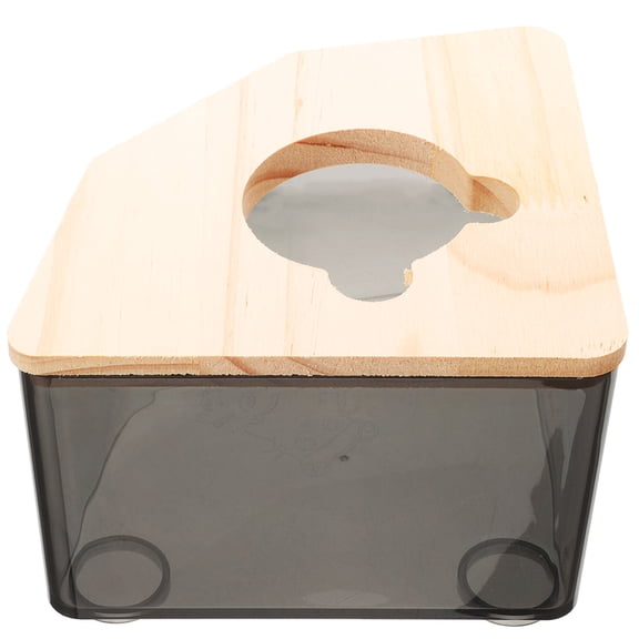 SEWCHICS Hamster Sand Bath Box Acrylic Multipurpose Bath Litter Box for Small Pets