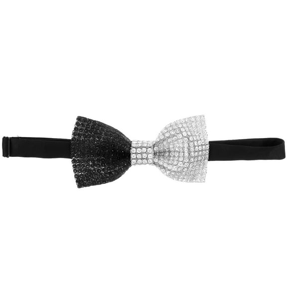 SEWCHICS Multicolor Rhinestone Bow Tie for Men, Pre-Tied Decorative Bowtie Perfect for Weddings, Parties, and Special Events