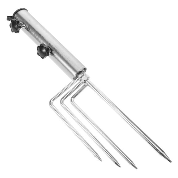 SEWCHICS Durable Silver Outdoor Umbrella Base for Sand and Grass Pole Holder