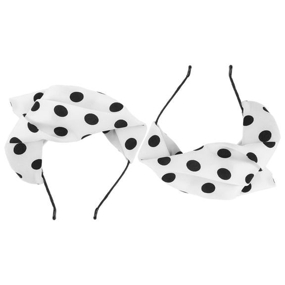 SEWCHICS White Mini Top Hat Fascinator Headband for Women, Cloth, Perfect for Tea Parties, Weddings, Size 2pcs