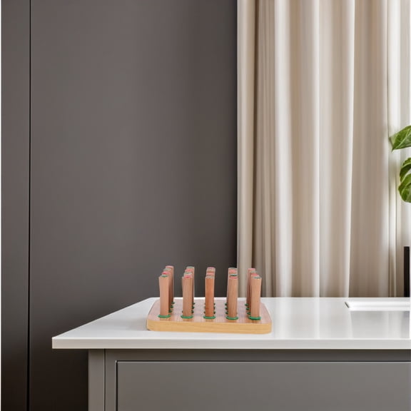 SEWCHICS Wooden Finger Dexterity Board for Stroke Rehabilitation Therapy, Fine Motor Skills Exercise, 1 Pack