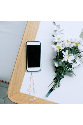 Floral Beaded Phone Charm Strap with Star and Flower Accents for Trendy and Stylish Phone Accessories