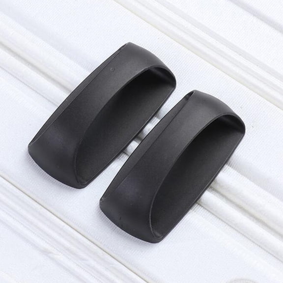 SEWCHICS 1 Pair Rectangular Black Cabinet Pull Handles Easy Opening and Closing for Wardrobe Doors